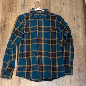 Black Diamond Men's Plaid Shirt - Blue and Brown and black